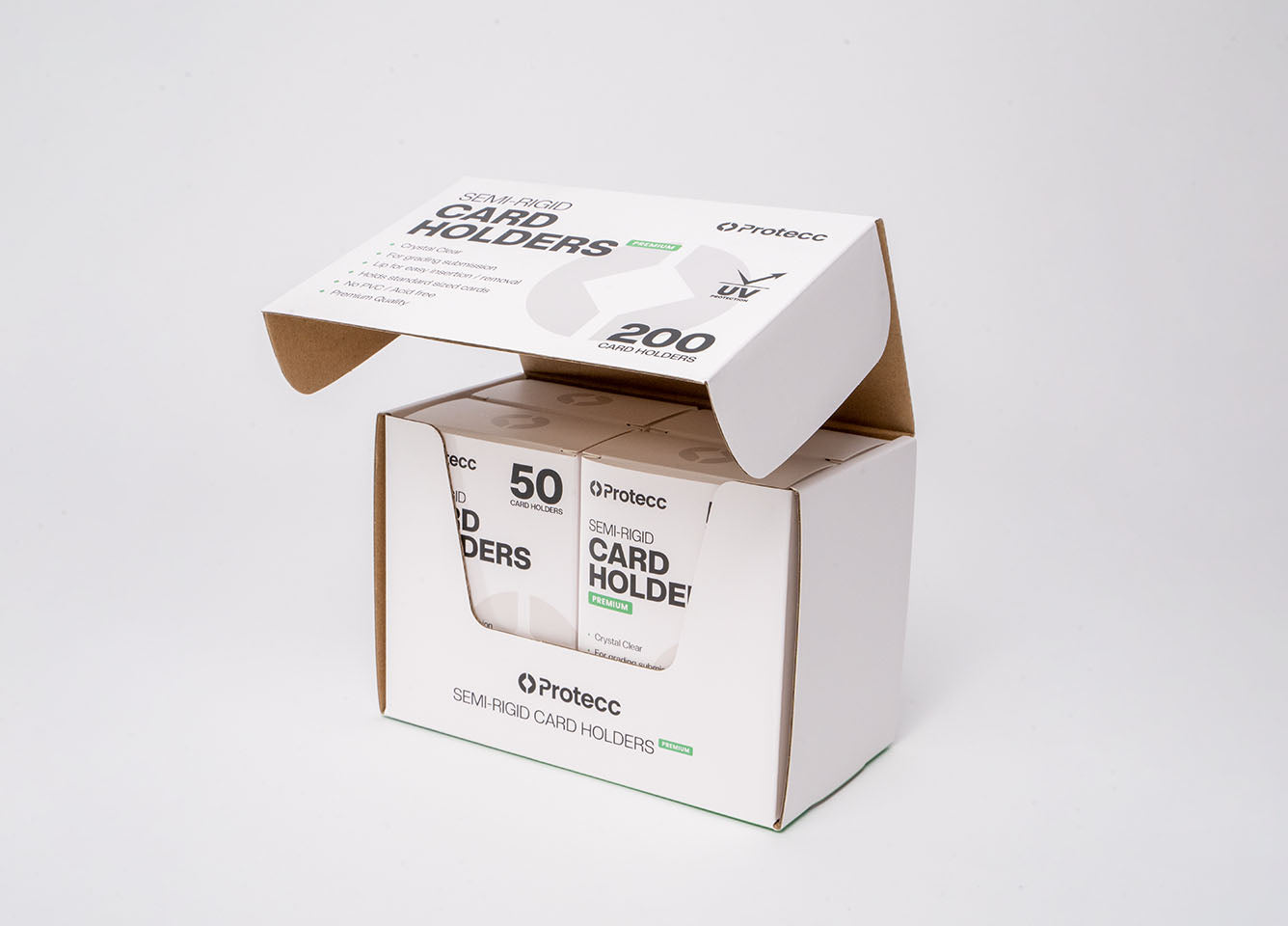 Semi-Rigid Card Holder 200er pack