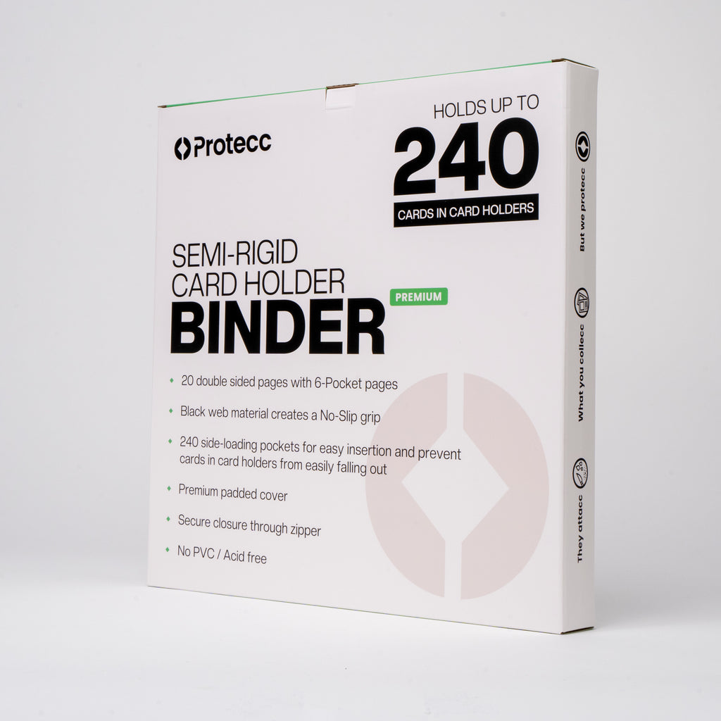 semi rigid card holder binder Premium Semi-Rigid Saver collectors [168 pockets 2X3] – Gemloader sonic welding (no rings) Semi rigid card holders, Which