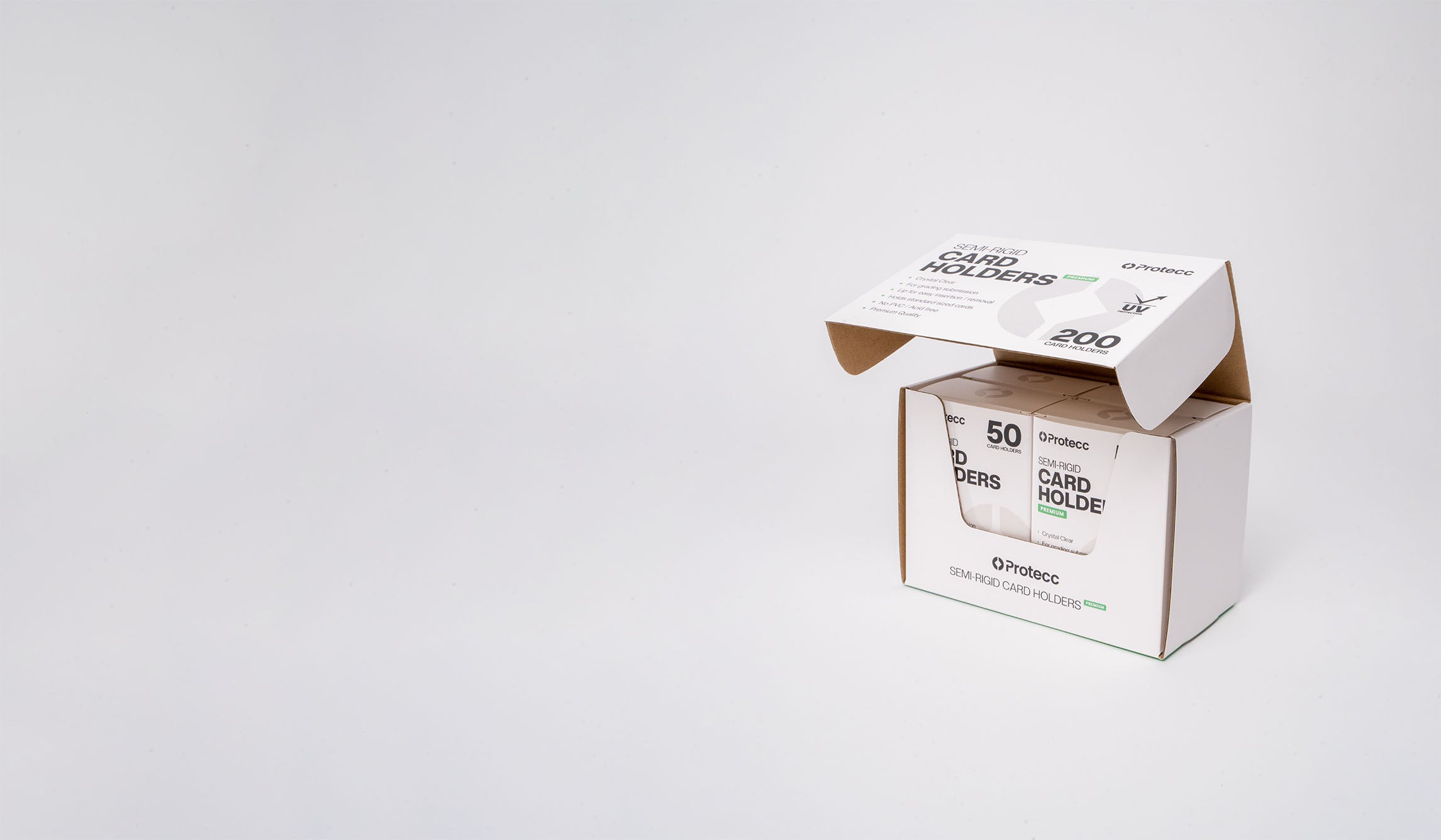 Protecc Card Saver Semi-Rigid Card Holder Box for your Trading Card Games