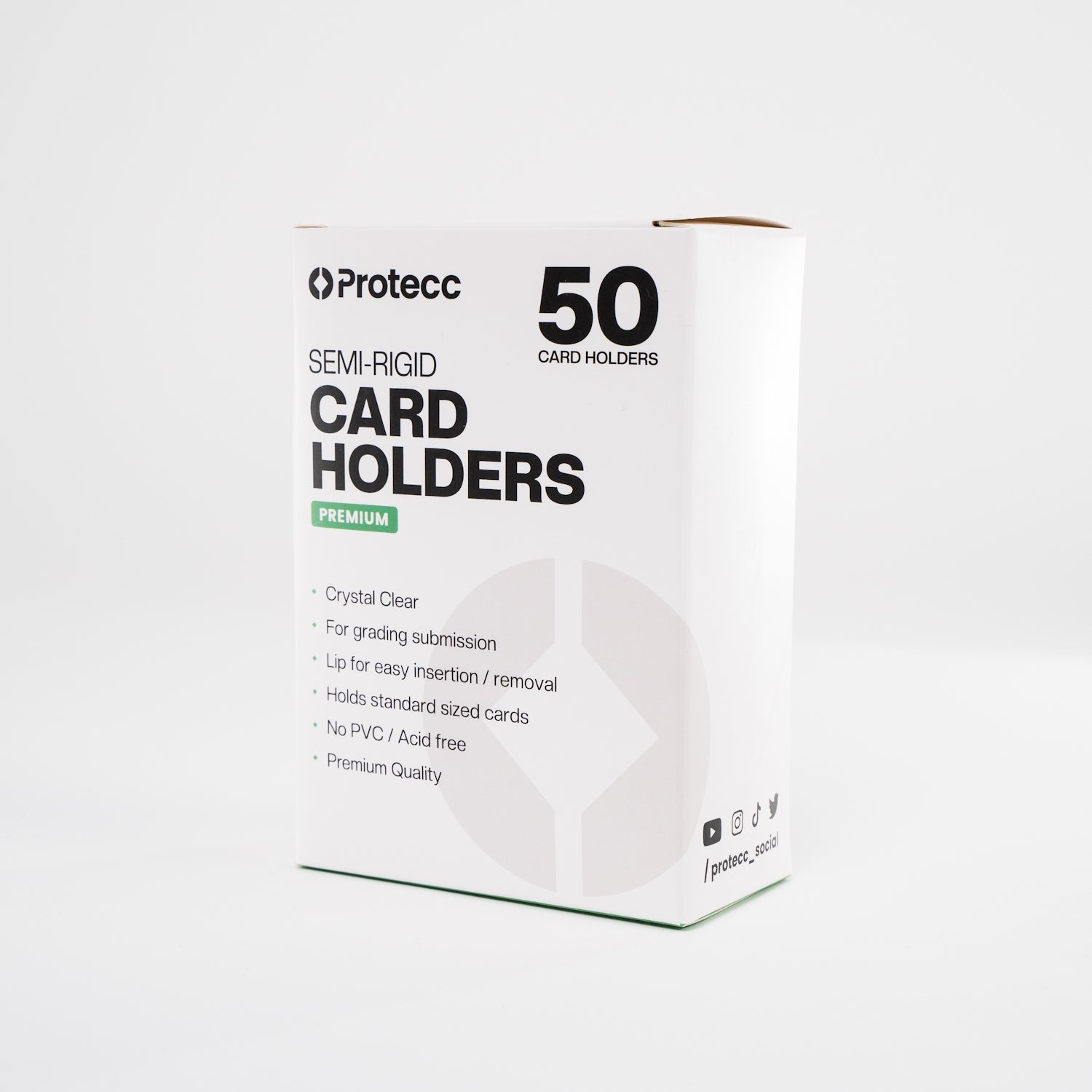 Semi-Rigid Card Holders (50er Pack)