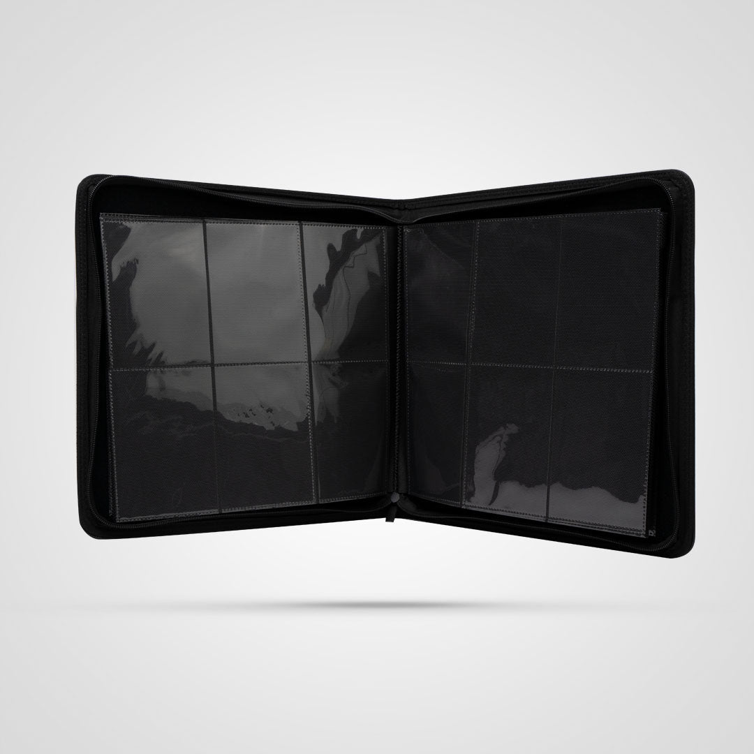 Card Saver Binder Semi-Rigid Binder Album by Protecc open Binder showcasing the full capacity