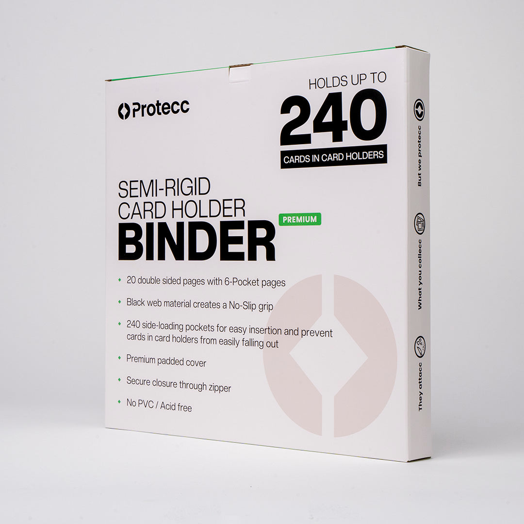 Card Saver Binder Semi-Rigid Binder Album by Protecc Package Design