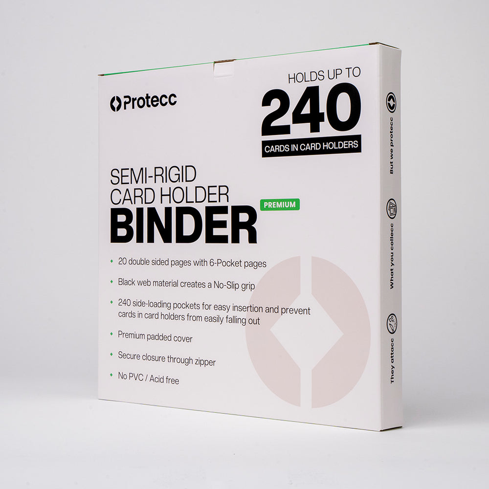 SemiRigid Card Holder Binder for Card Savers!